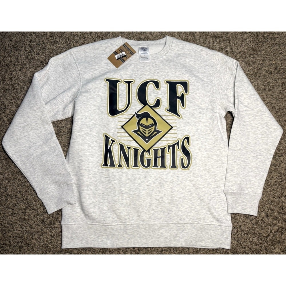 NEW Rivalry Threads UCF Knights NCAA Gray Crewneck Comfy Sweater (Large)